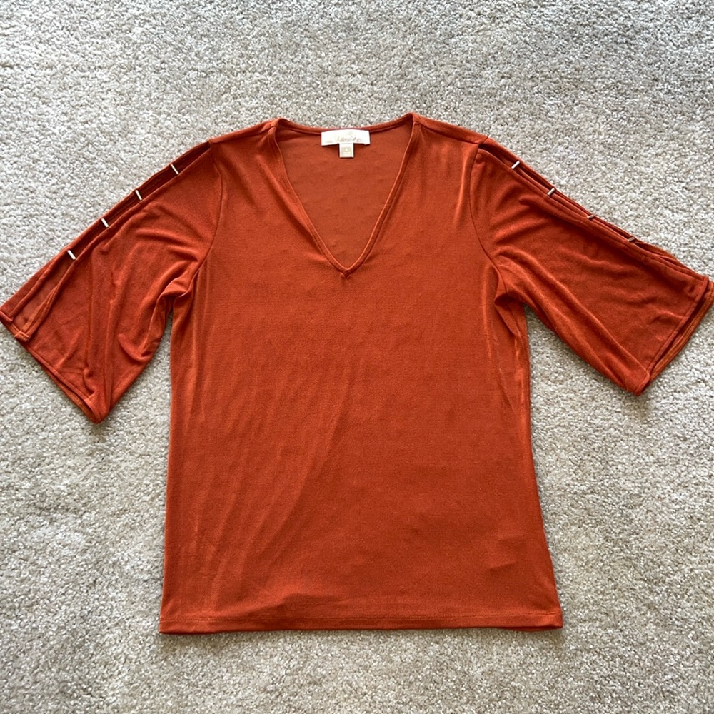 Orange Michael Kors top